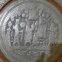 سینی مسی|صنایع دستی و سایر لوازم تزئینی|تهران, پامنار|دیوار