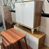 ست میخوای بیا اینجا تمام وسیله چوبی تواینجاس|مبلمان خانگی و میز عسلی|مشکیندشت, |دیوار