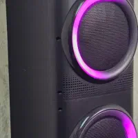 اسپیکر بزرگ میکرولب ، رقص‌نور و میکروفون و کنترل