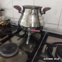 سماور روگازی نو سایز بزرگ کف چدن جنس مرغوب