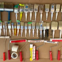 قلم مو و غلطک نقاشی