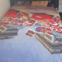 تخت خواب یکنفره سالم با تشک فنری رویال