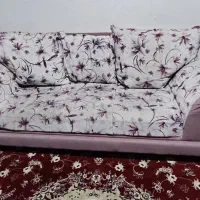 مبل راحتی ۷ نفره|مبلمان خانگی و میز عسلی|صحنه, |دیوار