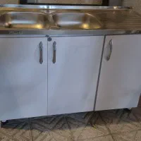 سینک به همراه کابینت ظرف شویی|مصالح و تجهیزات ساختمان|مراغه, |دیوار