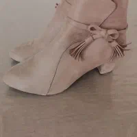 بوت مخمل کرم سایز 41 (نو)|کیف، کفش، کمربند|شهرضا, |دیوار