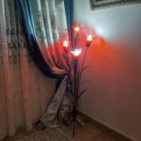 آباژور ایستاده فرفورژه طرح لاله|چراغ خواب و آباژور|تهران, امیریه|دیوار