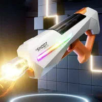تفنگ آبپاش شارژی/مکش دار/دارای LED/مناسب هدیه