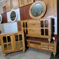 ست کنسول و میزتلوزیون مدل آنتیک|بوفه، ویترین، کنسول|اردبیل, |دیوار