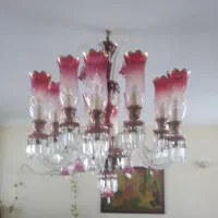 لوستر قدیمی 2دستگاه 12شاخه و8شاخه|لوستر و چراغ آویز|تهران, امین حضور|دیوار