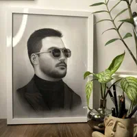 انجام سفارش تابلو سیاه قلم