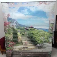 پرده زبرا در حد نو