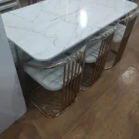 میز نهار خوری لوکس و زیبا|میز و صندلی غذاخوری|رشت, یخسازی|دیوار