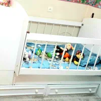 سرویس تخت و کمد چندکاره کودک و نوجوان|تخت و سرویس خواب|اصفهان, باغ فدک|دیوار