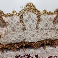 مبل 9 نفره سلطنتی به همراه جلومبلی عسلی