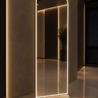 آینه قدی یه سرگرد نئونی