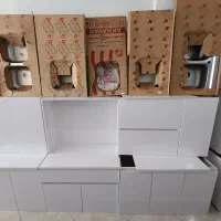 فروش پک ویژه 6 متر کابینت MDF + گاز + هود + سینک