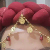 سربند یلدایی با دانهای انار|لباس|کرمانشاه, |دیوار