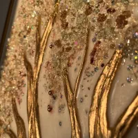 تابلو دکوراتیو تماما برجسته و زمینه رزین طرح درخت|تابلو، نقاشی، عکس|فردیس, خیام غربی|دیوار