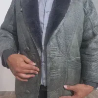 کاپشن چرم اصل تمام خز گرم قواره دار اسپرت|لباس|مشهد, کشف|دیوار