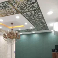 لوستر سلطنتی ۸‌شعله رنگ طلایی|لوستر و چراغ آویز|اهواز, نادری|دیوار