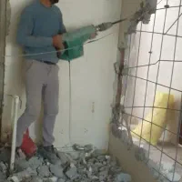 بتن کنی و تخریب تراختور