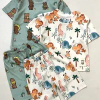 تیشرت و شلوارک طرح دار