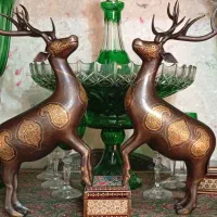 گوزن پرشی طلاکوب علامت ساخت اصفهان