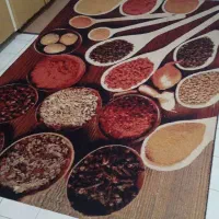 قالیچه آشپزخانه  .جنس،خوب نرم طرح سه بعدی