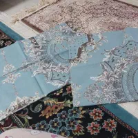 رو تختی آبی فیروزه ای