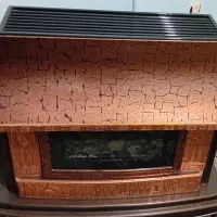 بخاری طرح شومینه ارلوکس|بخاری، هیتر، شومینه|کاشمر, |دیوار