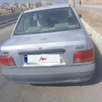 پراید دوگانه رنگ نقره‌ای مدل85