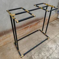 رگال فلزی مشکی طرح بوتیک سایز 120