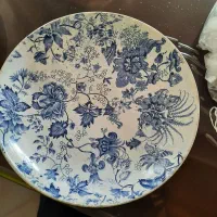 بشقاب نقش آبی قدیمی