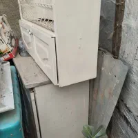 یخچال،سینک ظرفشویی آبچکان کابینت آشپزخانه فلزی|آب‌چکان و نظم‌دهنده ظروف|جوانرود, |دیوار