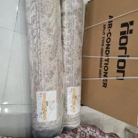 دو تخته فرش صدرا اصل کاشان ، ۷۰۰ شانه تراکم ۲۵۵۰