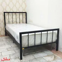 تخت یکنفره فلزی (مدل لمسه)صنایع فلزی نوری|تخت و سرویس خواب|مشهد, خواجه ربیع|دیوار