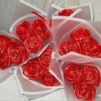 تخفیف ویژه برای گل های روبانی و گلبرگی|گل مصنوعی|مراغه, |دیوار