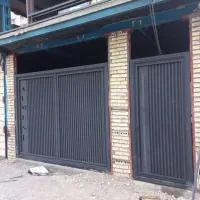 درب فلزی وحیاطی طرح خم رنگ‌کوره ایی