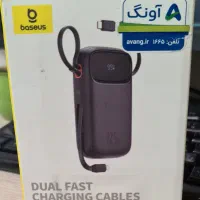 پاوربانک بیسوس 22.5W QPow2 Dual Cable ظرفیت 10000