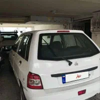 پراید ۱۱۱ سفید کم کار بی رنگ