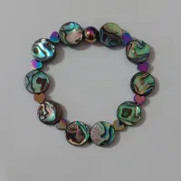 دستبند صدف آبالون اصل دریایی