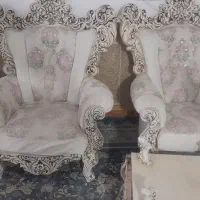 مبل ۱۱نفره به همراه یه میز نهارخوری با شش صندلی|مبلمان خانگی و میز عسلی|تربتحیدریه, پائین ولایت|دیوار