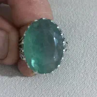 انگشتر زمرد پنجشیر افغان کهربا مصور کلکسیونی|جواهرات|تهران, دولاب|دیوار