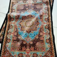 فرش ماشینی تمام ابریشم زرع نیم .  درجه یک.|فرش|تهران, پونک|دیوار