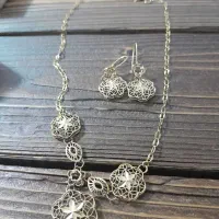 نیم ست طلا زیتونی