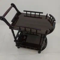 وسایل منزل میزتلویزیون و میزبار ظروف و قالیچه و..