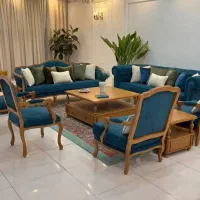 مبلمان چستر فرانسوی &با میز غذا خوری