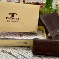 ست کیف و جاکلیدی چرم پاندورا-مردانه
