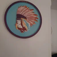 تابلو برجسته دختر سرخپوست|مجسمه، تندیس، ماکت|رشت, منظریه|دیوار