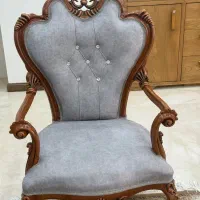 مبلمان و میز عسلی تمام چوب ۷نفره